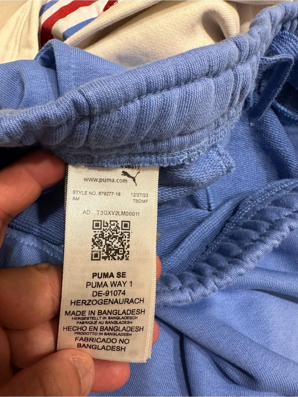 Puma Kids Light Blue Sweatpants